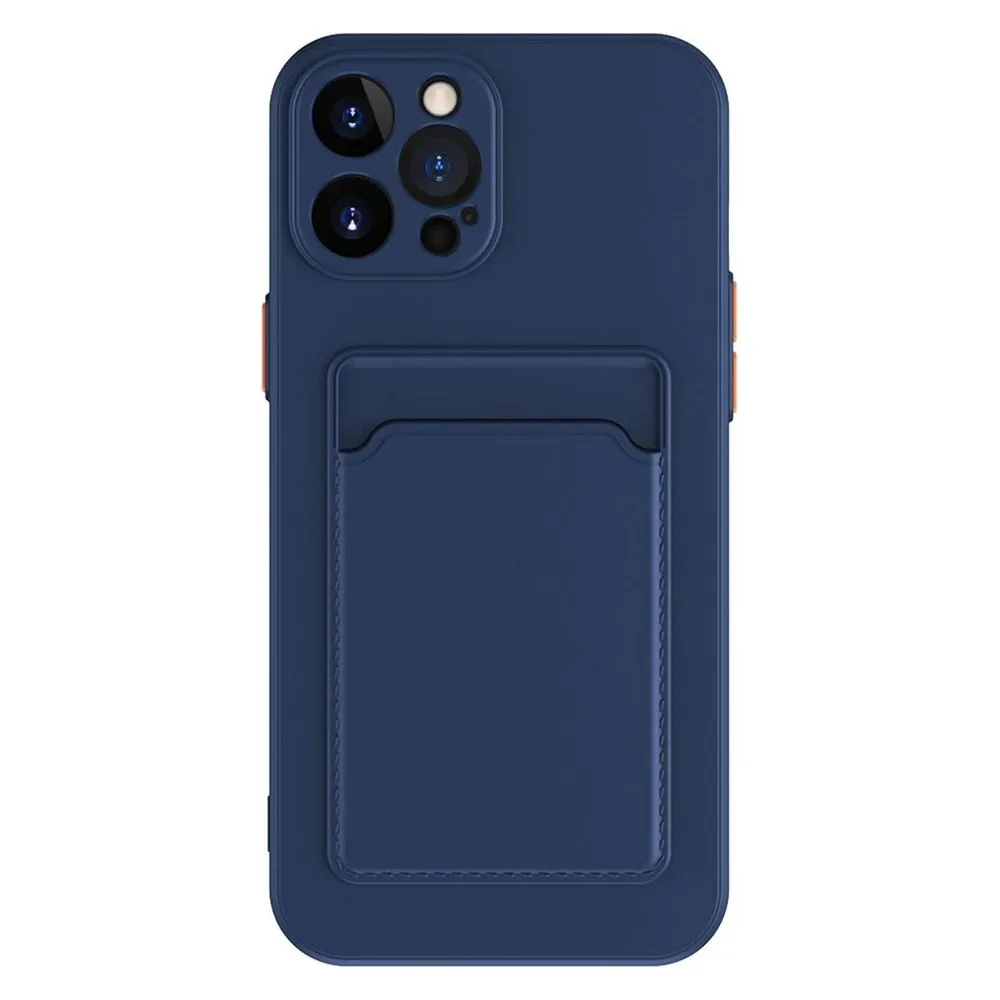 König Design Schutz Handy Hülle für Apple iPhone 15 Pro Case Cover Etuis Bumper Kartenfach (Apple iPhone 15 Pro)