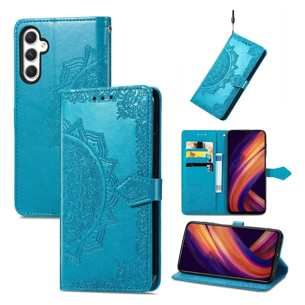 König Design Schutz Handy Hülle für Samsung Galaxy A25 5G Case Cover Tasche Wallet Etuis Neu (Samsung Galaxy A25 5G)