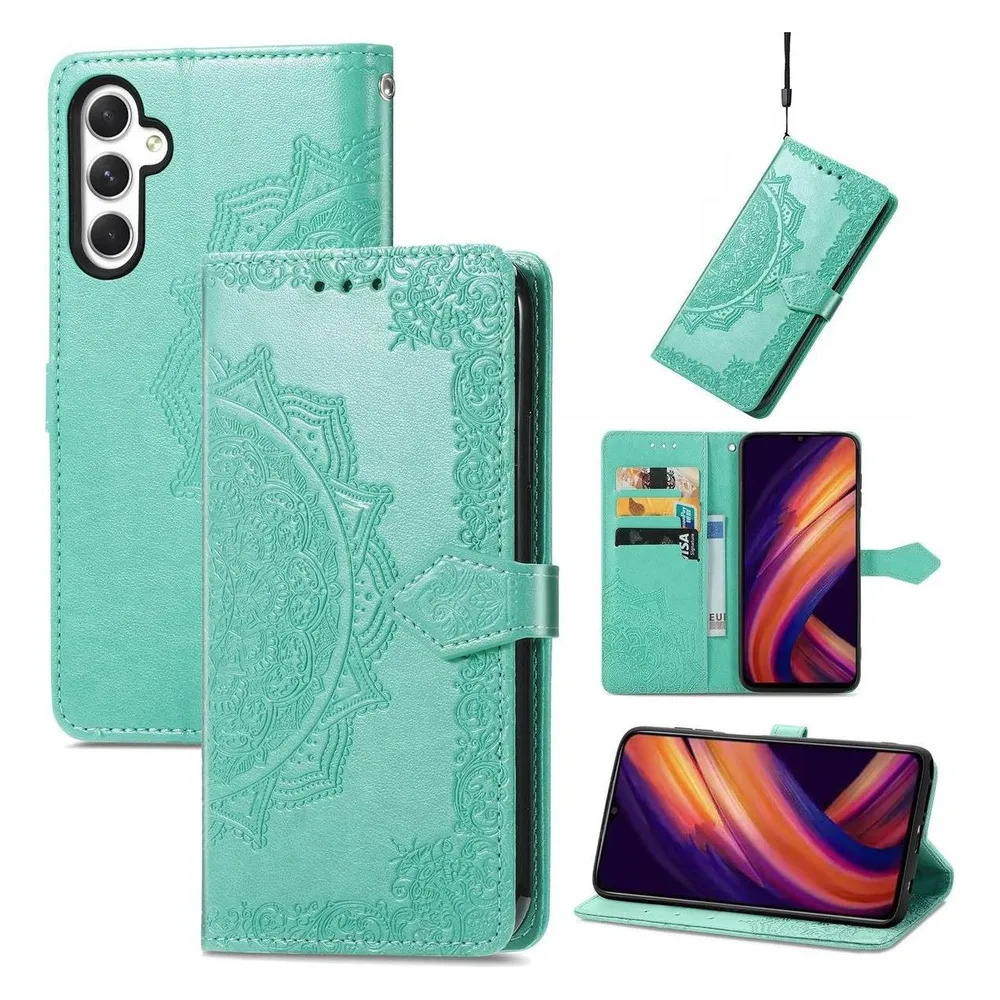 König Design Schutz Handy Hülle für Samsung Galaxy A25 5G Case Cover Tasche Wallet Etuis Neu (Samsung Galaxy A25 5G)