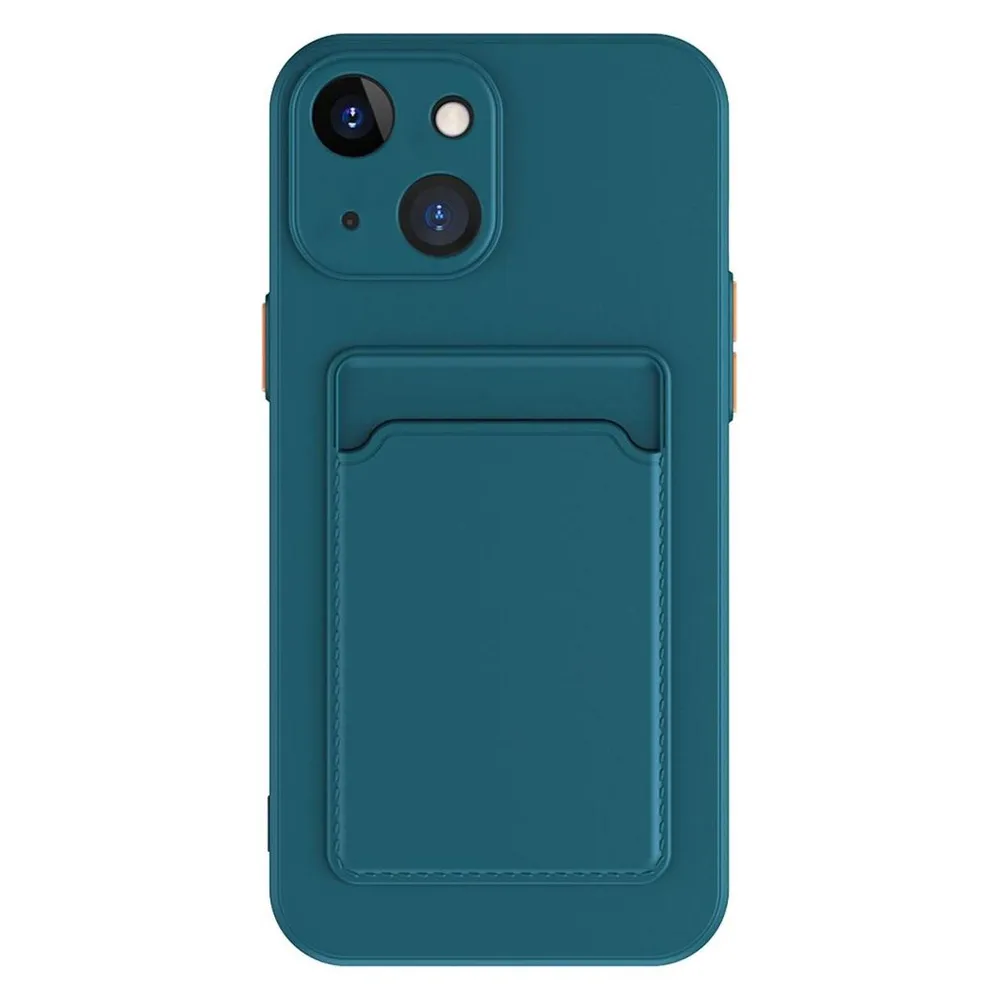 König Design Schutz Handy Hülle für Apple iPhone 15 Plus Case Back Cover Etuis Kartenfach Neu (Apple iPhone 15 Plus)