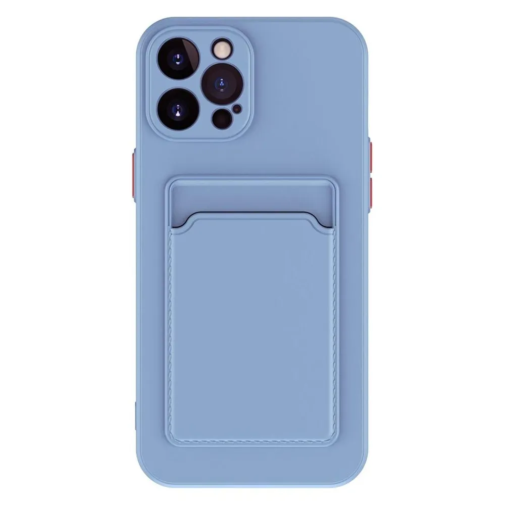 König Design Schutz Handy Hülle für Apple iPhone 15 Pro Case Cover Etuis Bumper Kartenfach (Apple iPhone 15 Pro)