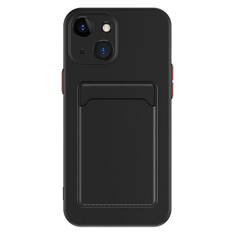König Design Schutz Handy Hülle für Apple iPhone 15 Plus Case Back Cover Etuis Kartenfach Neu (Apple iPhone 15 Plus)