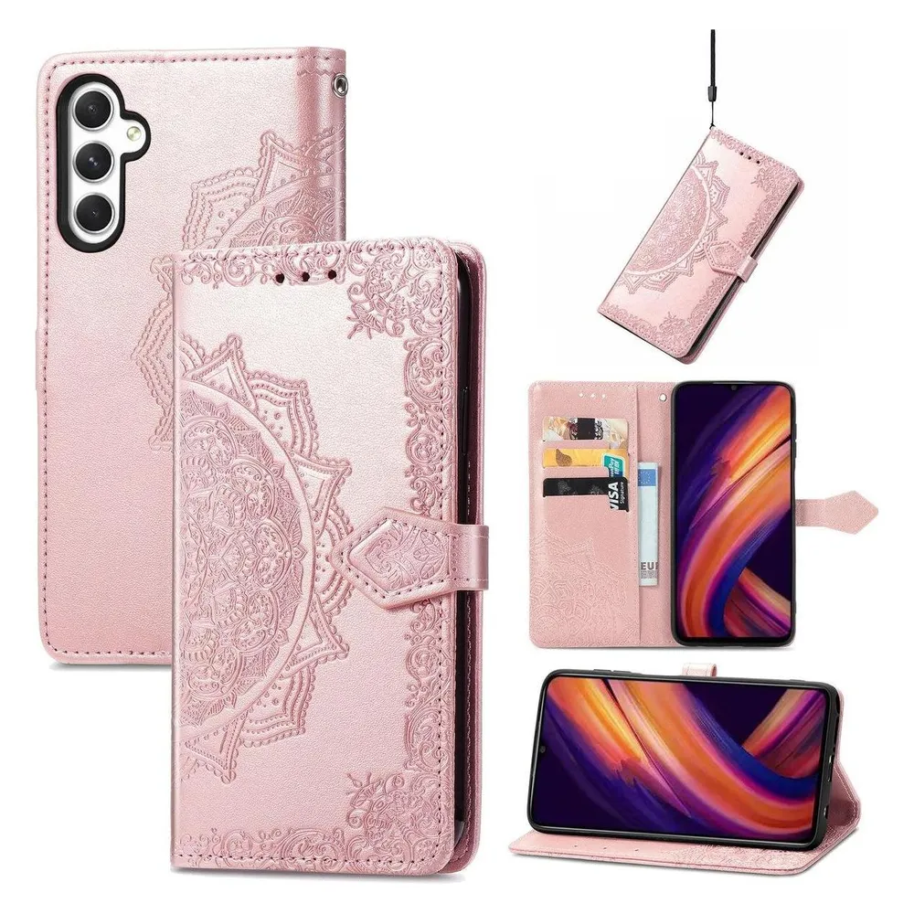 König Design Schutz Handy Hülle für Samsung Galaxy A25 5G Case Cover Tasche Wallet Etuis Neu (Samsung Galaxy A25 5G)