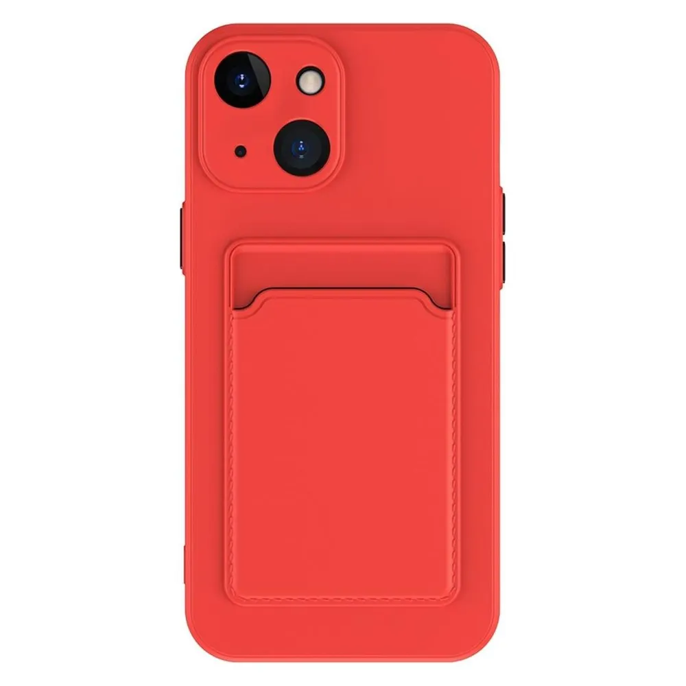 König Design Schutz Handy Hülle für Apple iPhone 15 Plus Case Back Cover Etuis Kartenfach Neu (Apple iPhone 15 Plus)