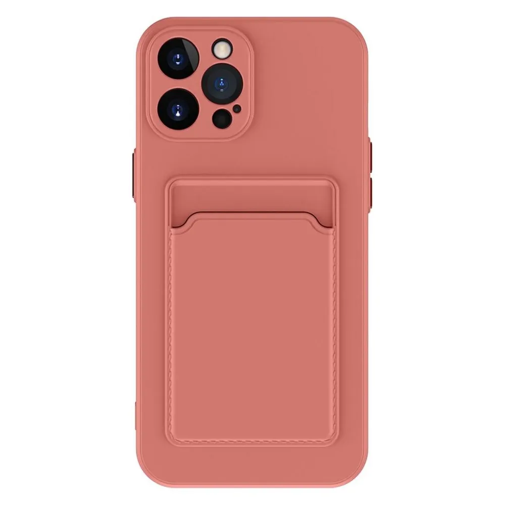 König Design Schutz Handy Hülle für Apple iPhone 15 Pro Case Cover Etuis Bumper Kartenfach (Apple iPhone 15 Pro)