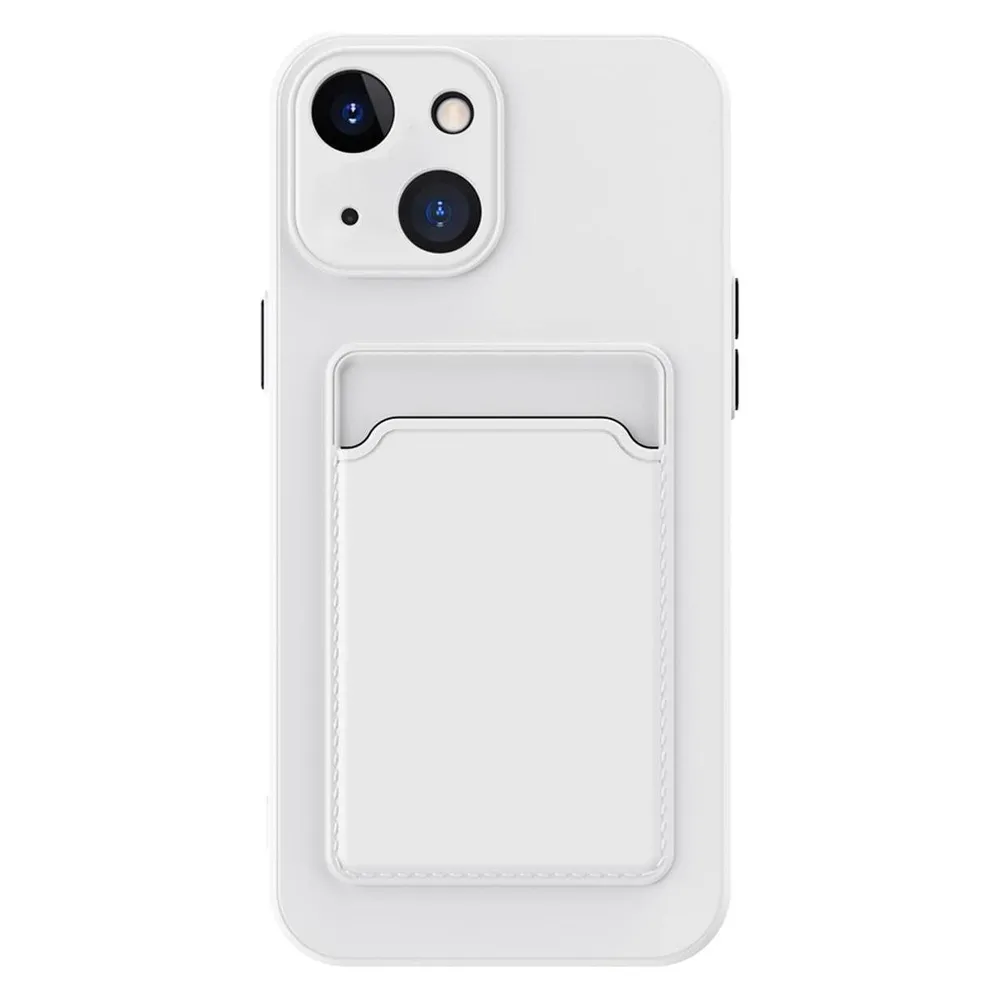 König Design Schutz Handy Hülle für Apple iPhone 15 Plus Case Back Cover Etuis Kartenfach Neu (Apple iPhone 15 Plus)