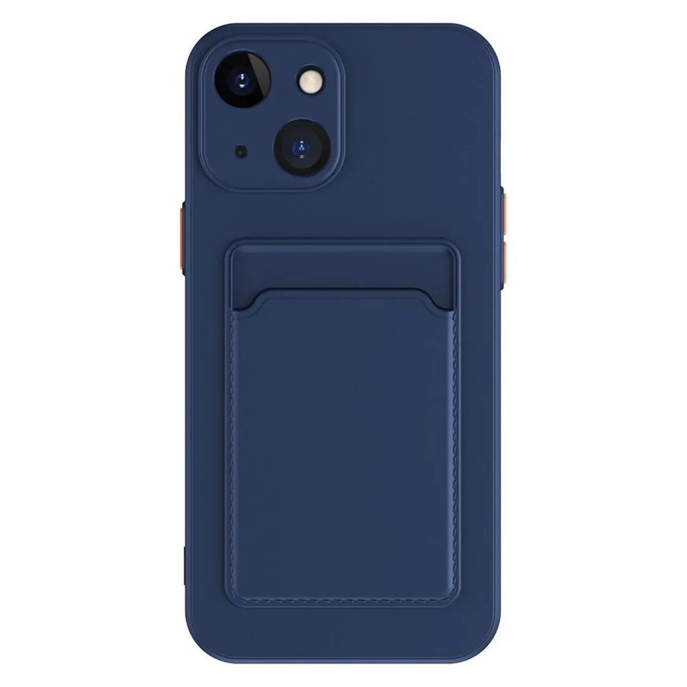 König Design Schutz Handy Hülle für Apple iPhone 15 Case Back Cover Etuis Bumper Kartenfach (Apple iPhone 15)