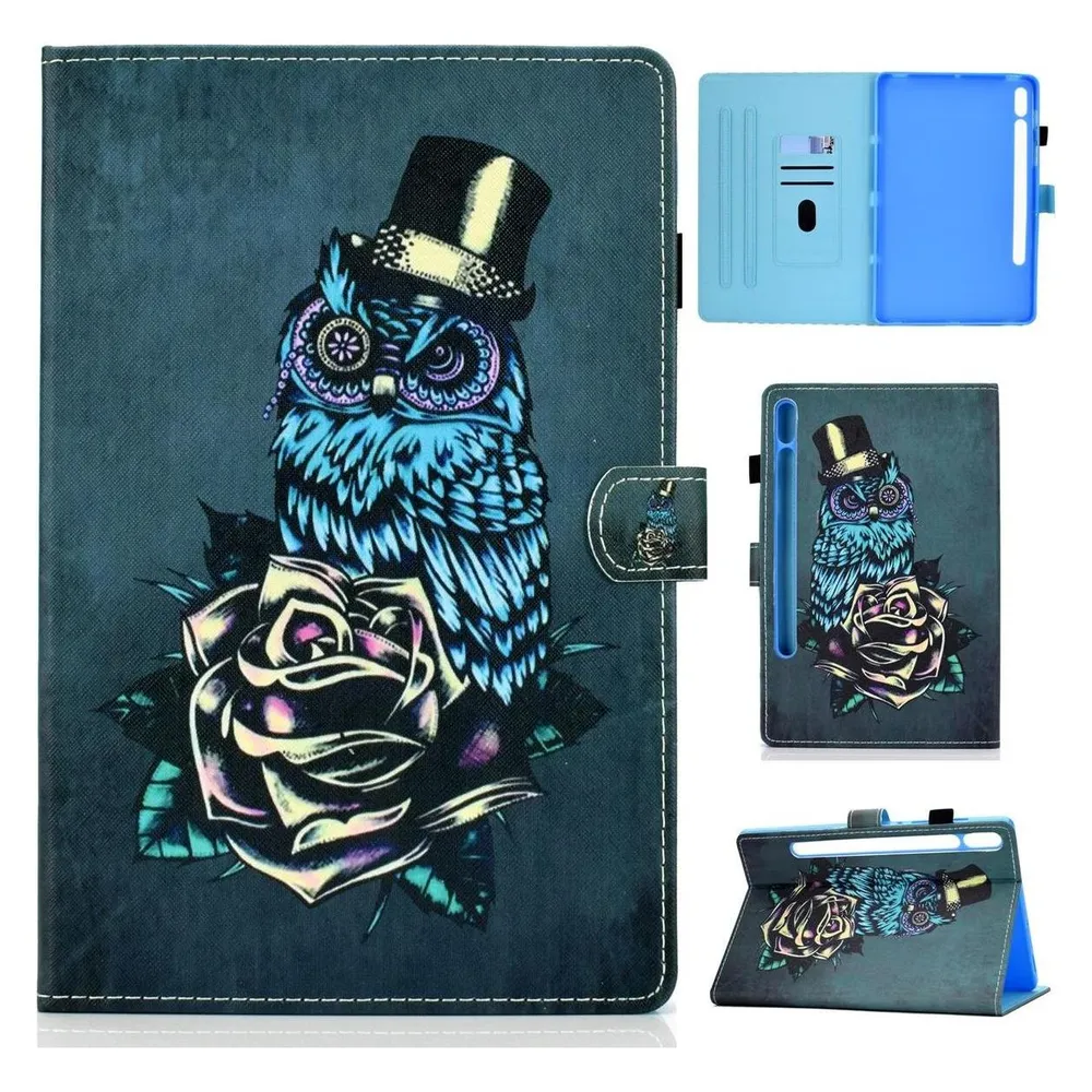 König Design Schutz Tablet Hülle für Samsung Galaxy Tab S8 Case Cover Tasche Bumper Wallet (Samsung Galaxy Tab S8)