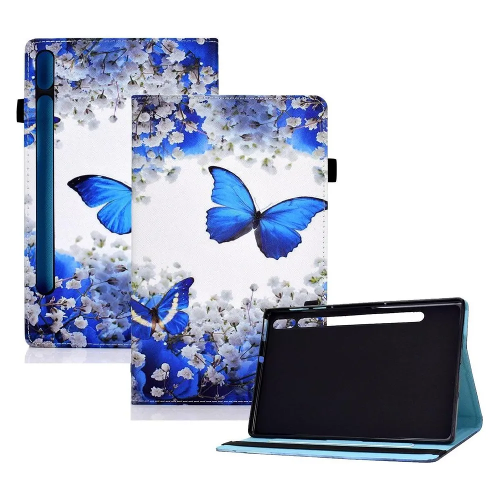 König Design Schutz Tablet Hülle für Samsung Galaxy Tab S8 Case Cover Tasche Bumper Wallet (Samsung Galaxy Tab S8)