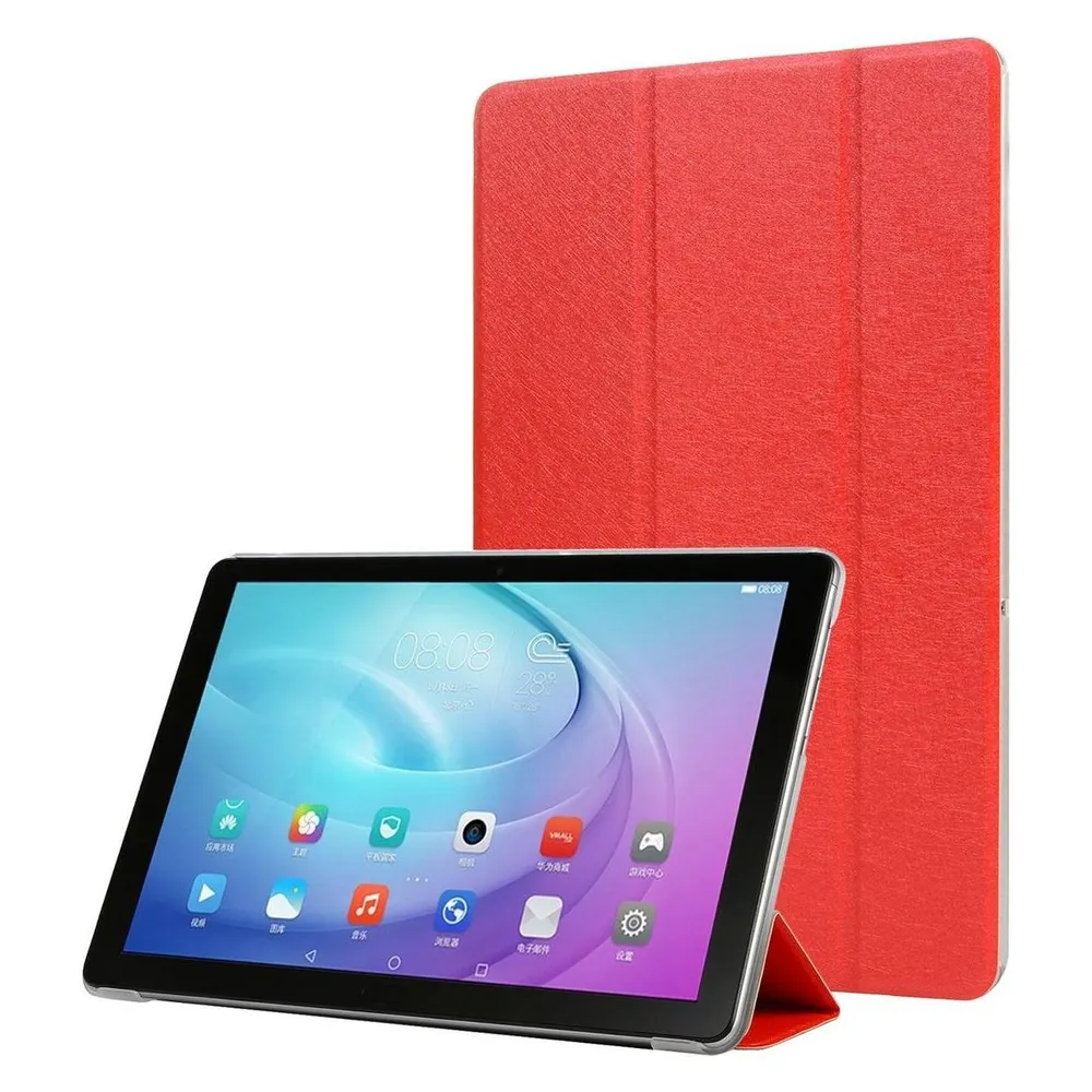 König Design Schutz Tablet Hülle für Samsung Galaxy Tab A7 Case Cover Tasche 360 Grad Rot Neu