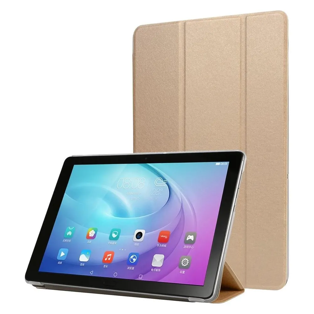 König Design Schutz Tablet Hülle für Samsung Galaxy Tab A7 Case Cover Tasche Etuis Gold Neu