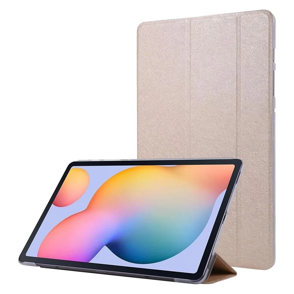 König Design Schutz Tablet Hülle für Samsung Galaxy Tab S7 Case Cover Klapp Tasche Etuis Gold