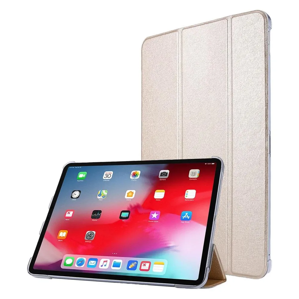 König Design Schutz Tablet Hülle für Apple iPad Pro 12.9 (2021) Case Cover Tasche Etuis Gold