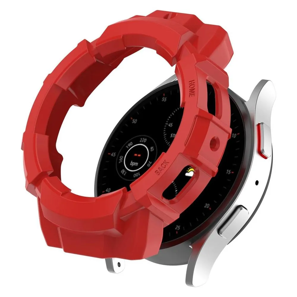 König Design Schutz Tasche Hülle für Samsung Galaxy Watch5 44mm Case Cover Bumper Etui Tasche