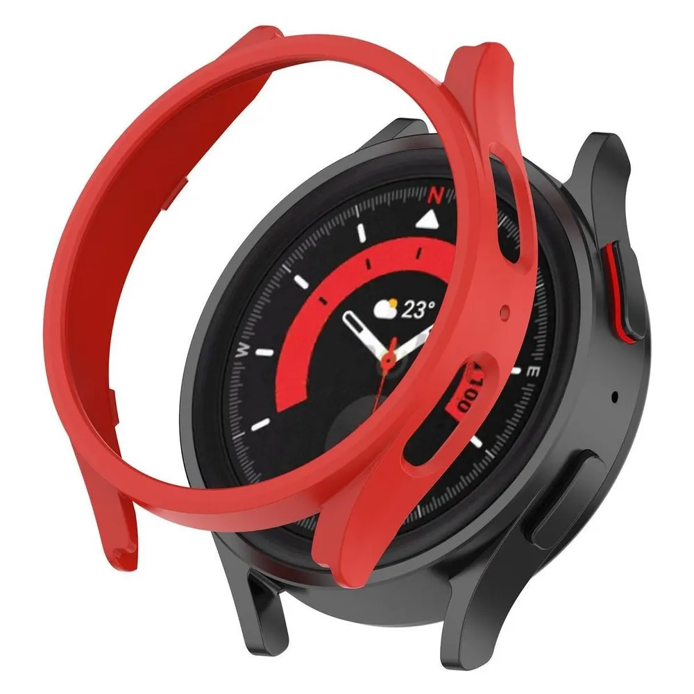 König Design Schutz Tasche Hülle für Samsung Galaxy Watch 5 Pro 45mm Case Cover Bumper Etuis