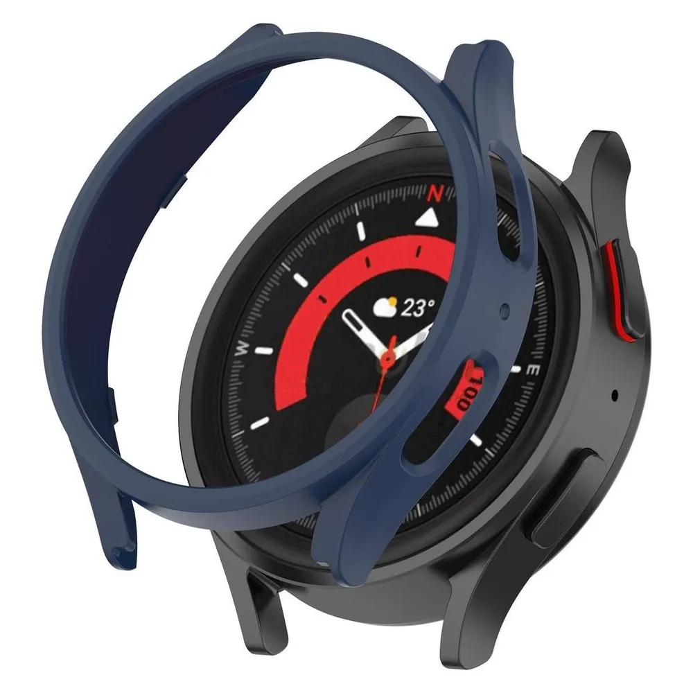 König Design Schutz Tasche Hülle für Samsung Galaxy Watch 5 Pro 45mm Case Cover Bumper Etuis