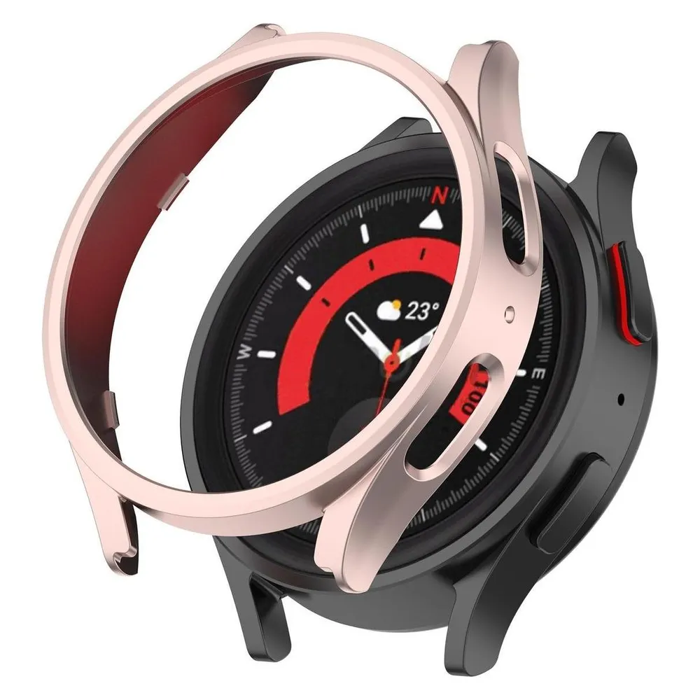 König Design Schutz Tasche Hülle für Samsung Galaxy Watch 5 Pro 45mm Case Cover Bumper Etuis
