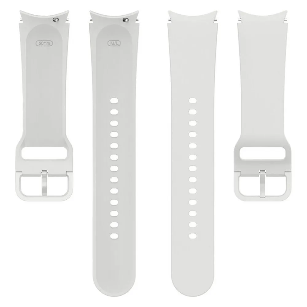 König Design Silikon Armband 20mm Uhrenarmband für Samsung Galaxy Watch 4 5 Classic Pro Loop (20 mm, Silikon)