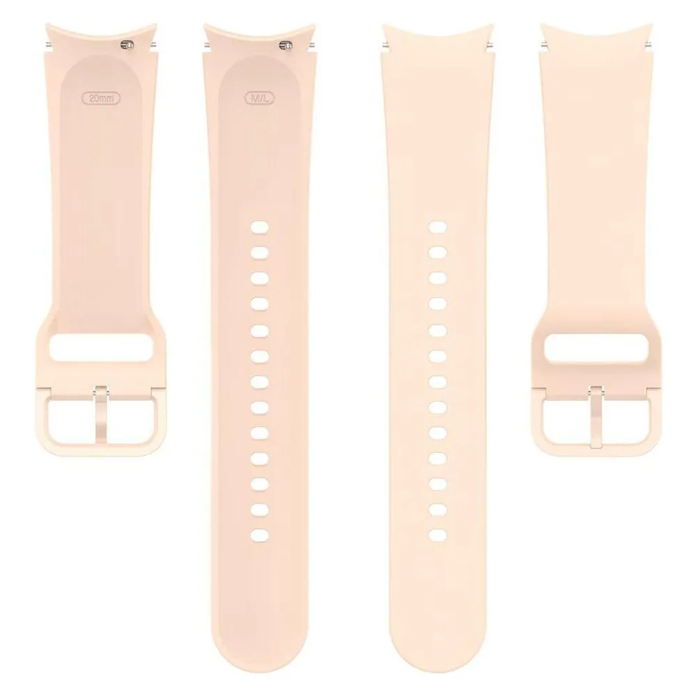 König Design Silikon Armband 20mm Uhrenarmband für Samsung Galaxy Watch 4 5 Classic Pro Loop (20 mm, Silikon)