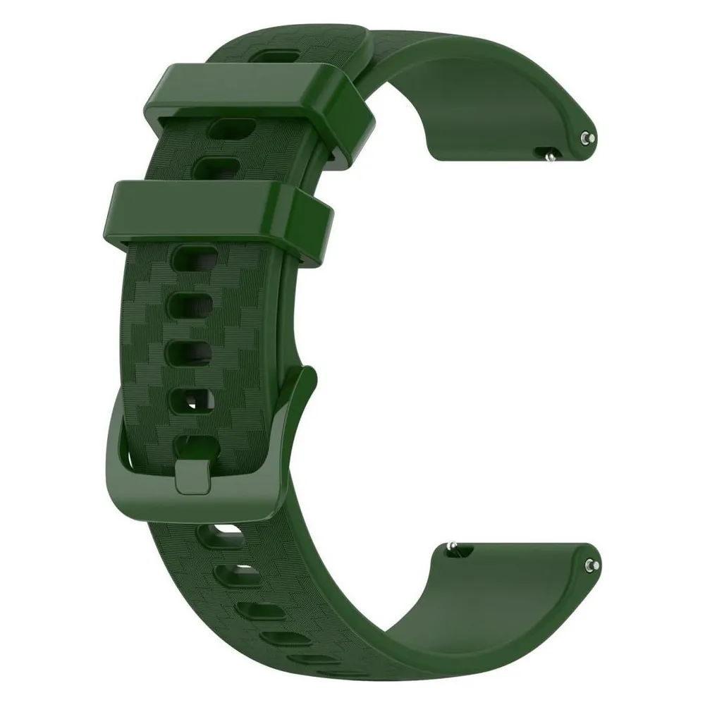 König Design Silikon Armband 20mm Stegbreite Uhrenarmband für Samsung Amazfit Huawei Loop Neu (20 mm, Silikon)