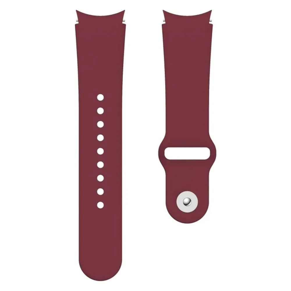 König Design Silikon Armband 20mm Uhrenarmband für Samsung Galaxy Watch 4 5 Classic Pro Loop (Silikon)