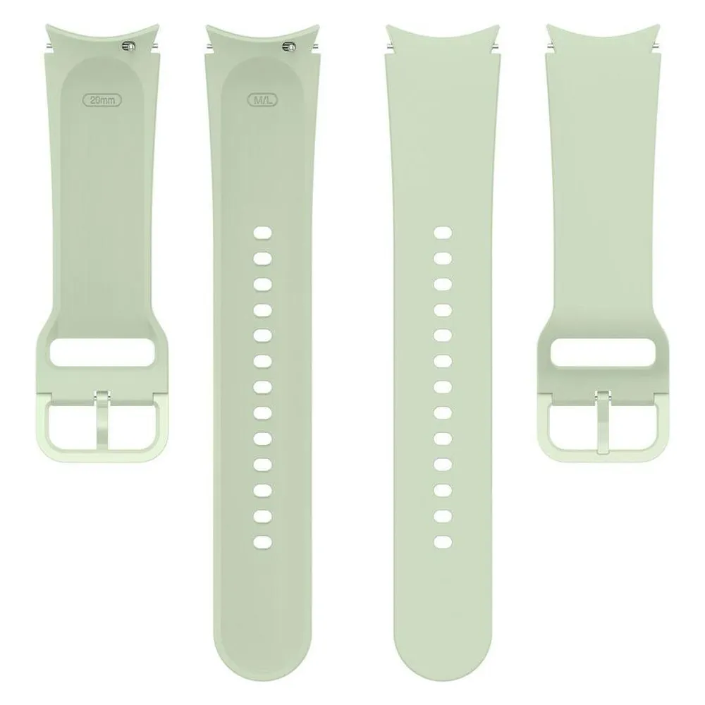 König Design Silikon Armband 20mm Uhrenarmband für Samsung Galaxy Watch 4 5 Classic Pro Loop (20 mm, Silikon)