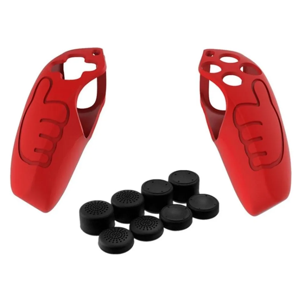 König Design Silikon Schutzhülle & Rocker Kappen Non slip Griff Cover Haut für PS5 Controller