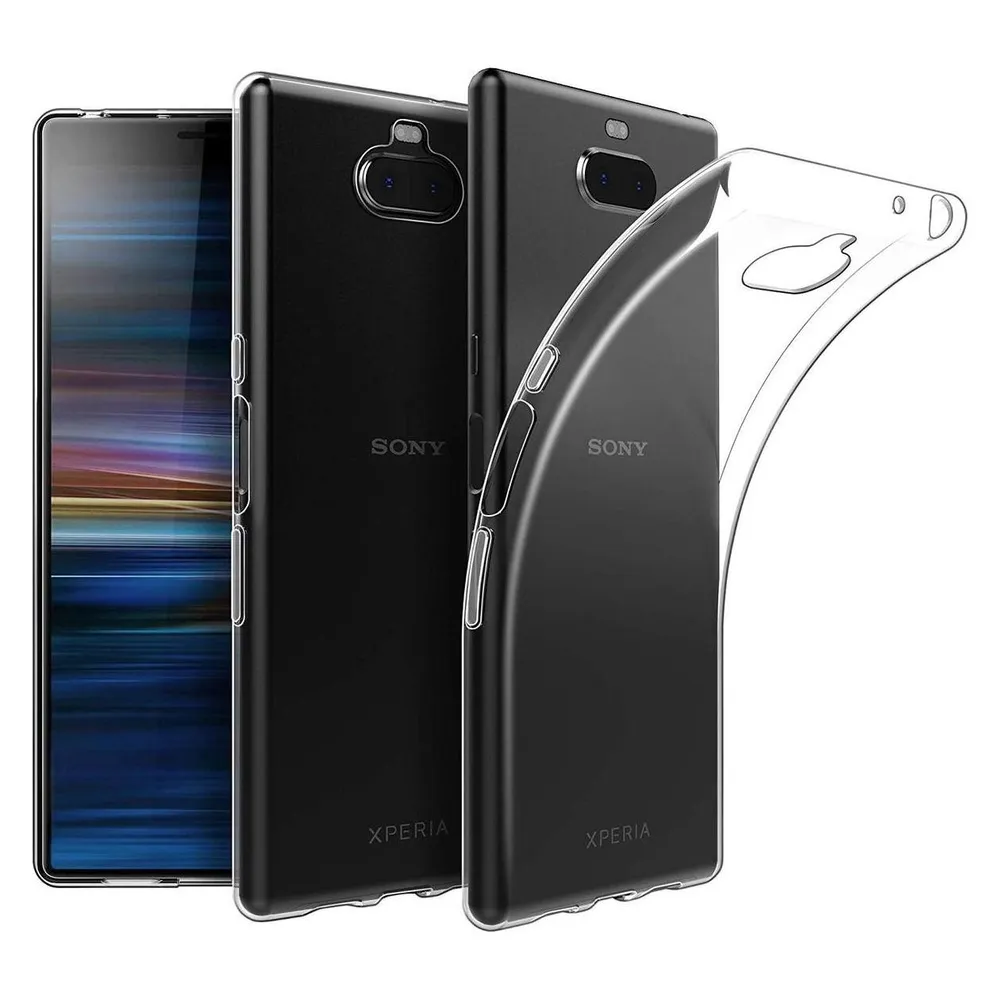 König Design Sony Xperia 10 durchsichtige Handyhülle Schutzcase Cover Etui Case Transparent
