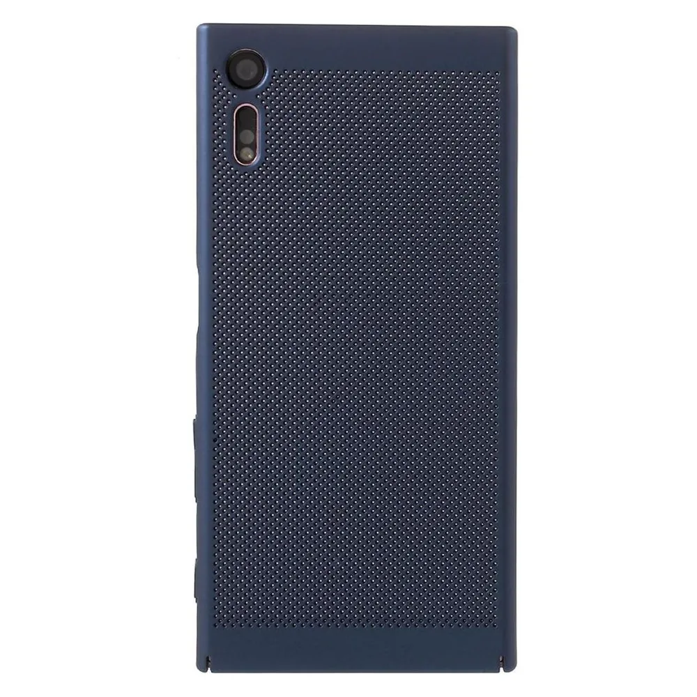 König Design Sony Xperia XA1 Hard Case Handyhülle Schutzhülle Cover Bumper Schale Blau Matt