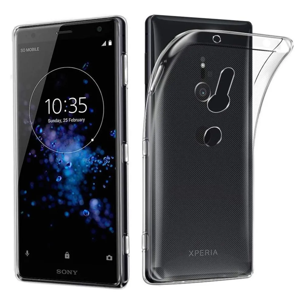 König Design Sony Xperia XZ3 durchsichtige Handy Hülle Schutz Case Cover Bumper Transparent