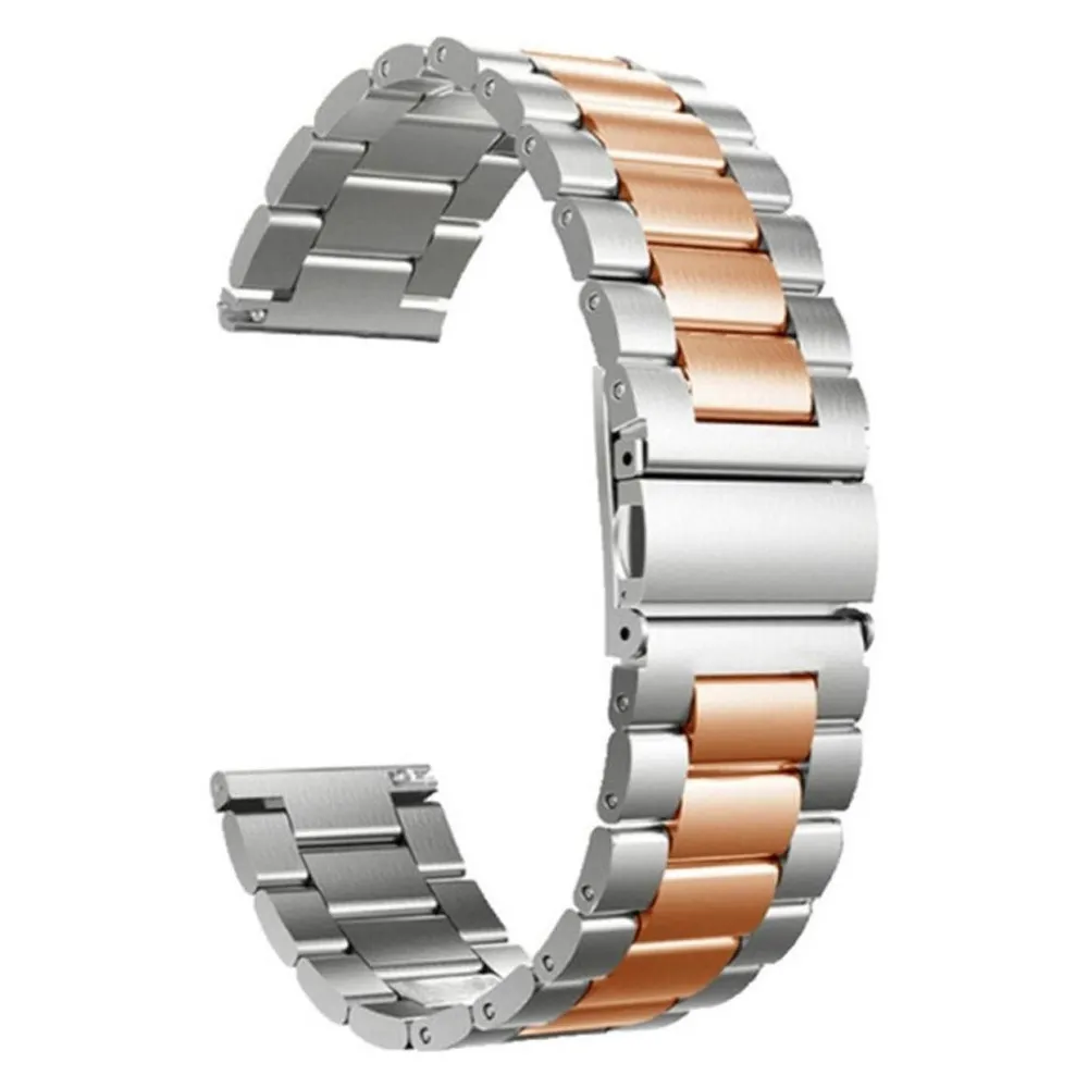 König Design Sport Ersatz Armband für Huawei Watch GT 3 42mm Edelstahl Band Loop Ersatz Neu (Edelstahl)