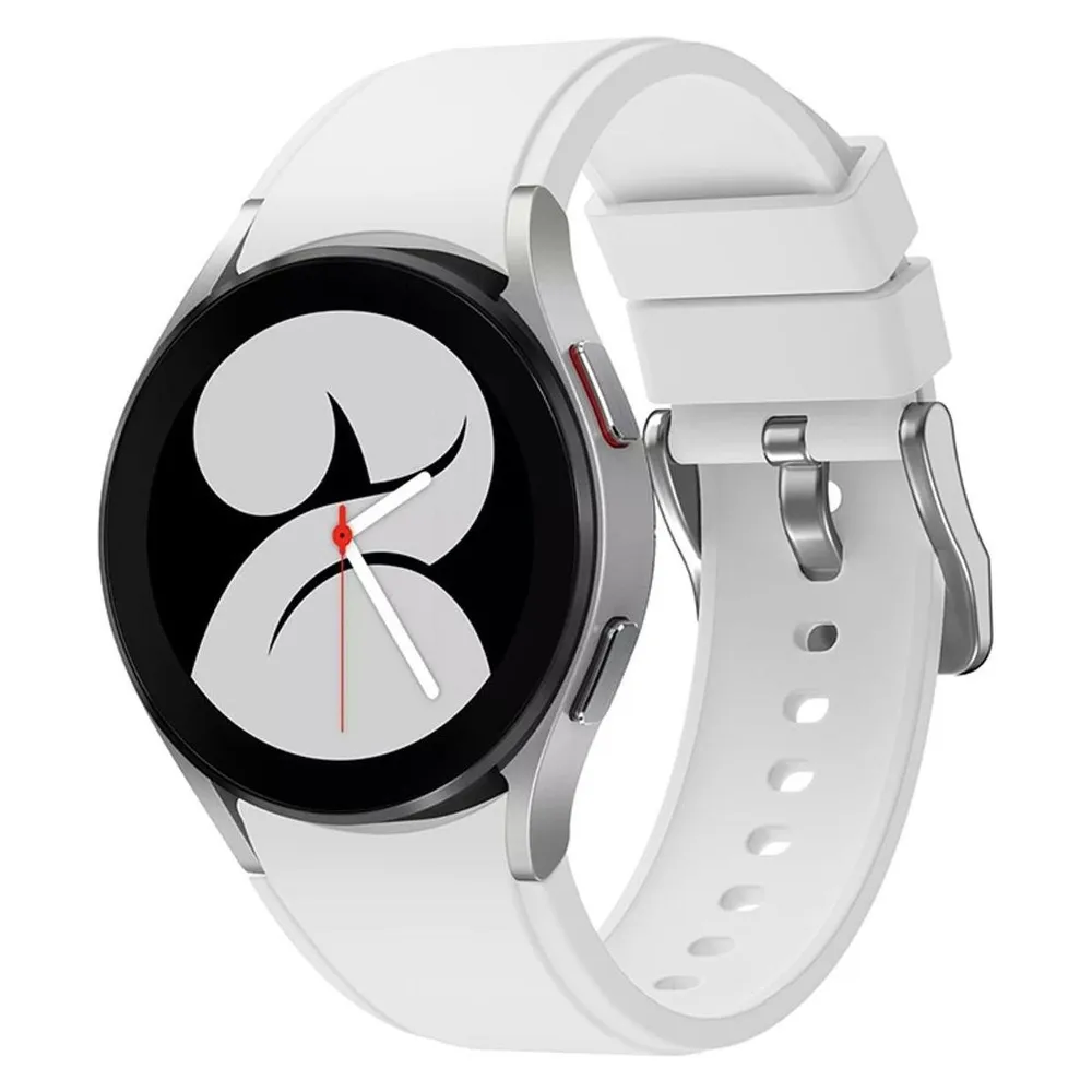 König Design Sport Ersatz Armband für Samsung Galaxy Watch 4 40 mm Silikon Band Loop Uhr Neu (Silikon)