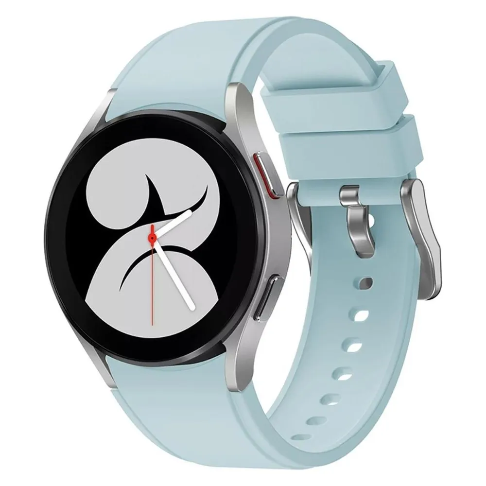 König Design Sport Ersatz Armband für Samsung Galaxy Watch 4 40 mm Silikon Band Loop Uhr Neu (Silikon)