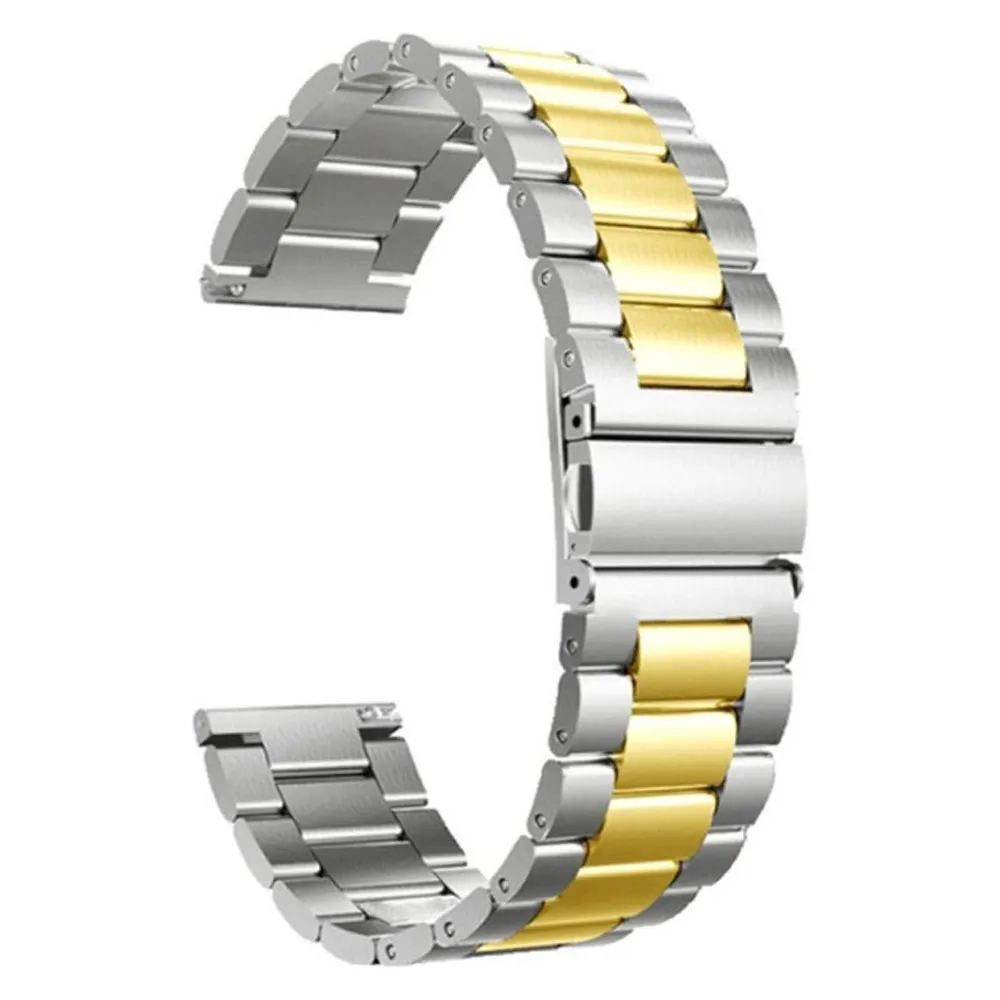 König Design Sport Ersatz Armband für Huawei Watch GT 3 46 mm Edelstahl Band Loop Neu (Edelstahl)