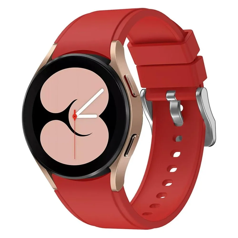 König Design Sport Ersatz Armband für Samsung Galaxy Watch 4 Classic 42 mm Silikon Band Loop (Silikon)