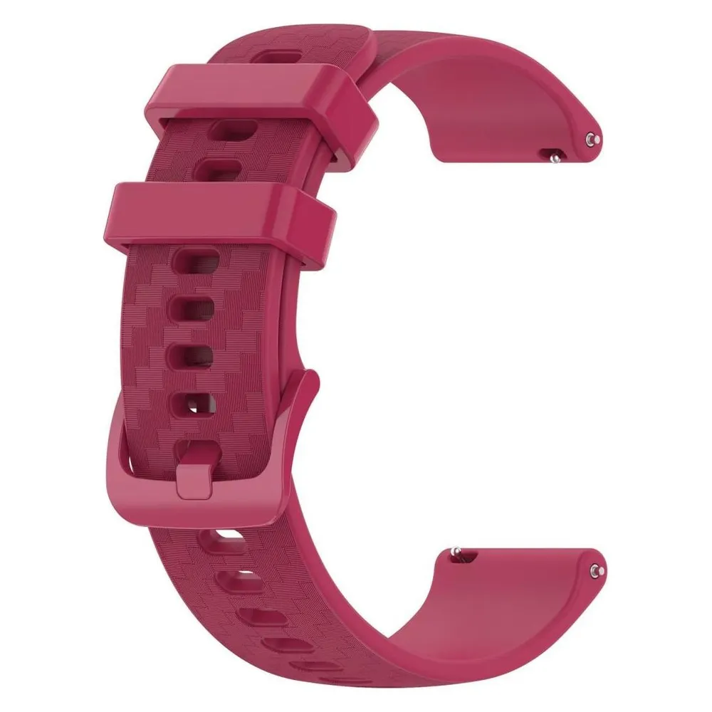 König Design Sport Ersatz Armband für Garmin Forerunner 645 Music 20mm Silikon Band Loop Neu (Silikon)