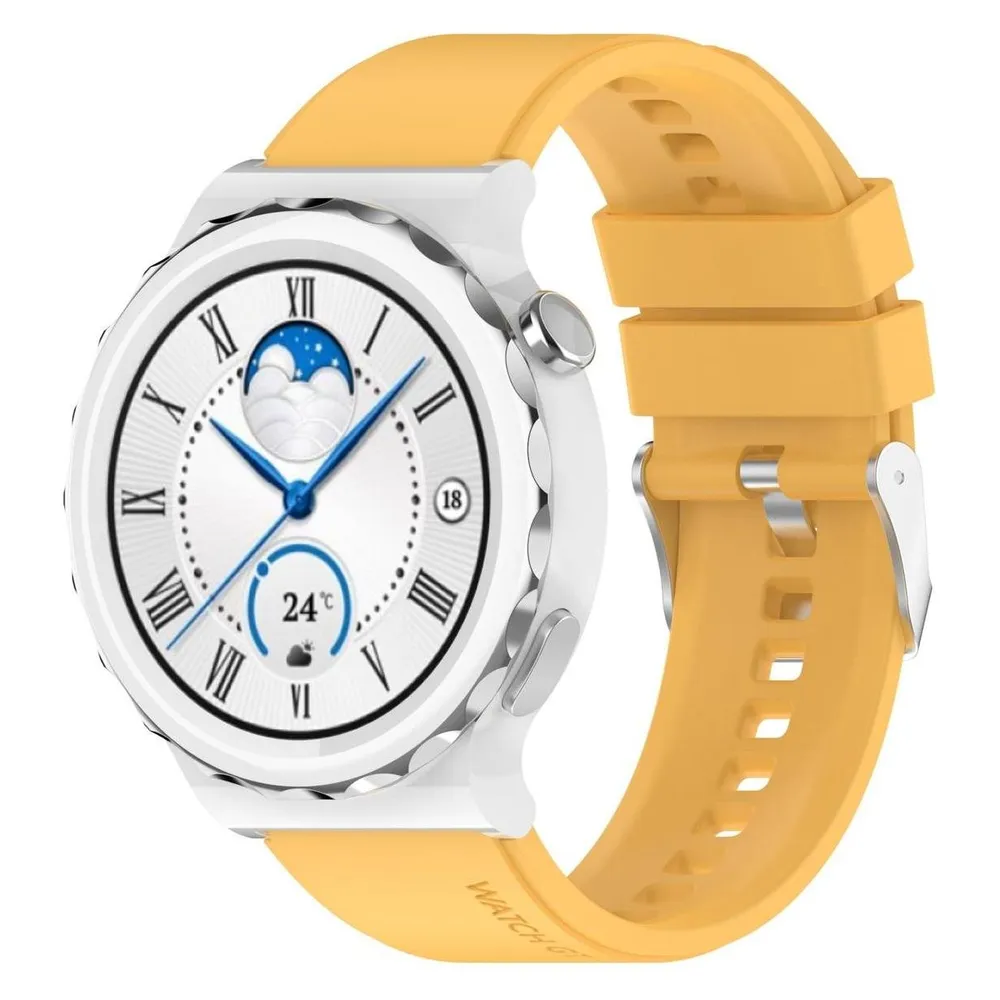 König Design Sport Ersatz Armband für Huawei Watch GT 3 Pro 43mm Band Loop Uhrenarmband Neu (Silikon)