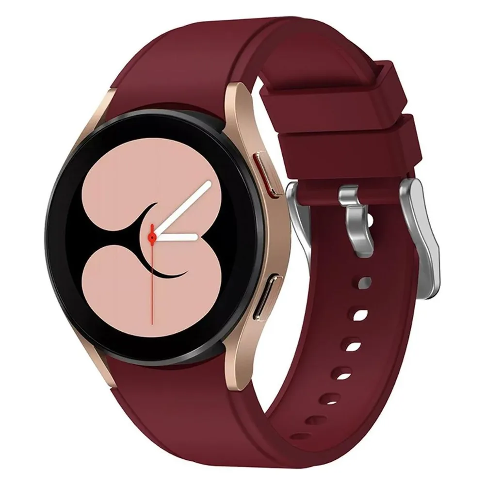 König Design Sport Ersatz Armband für Samsung Galaxy Watch 4 40 mm Silikon Band Loop Uhr Neu (Silikon)