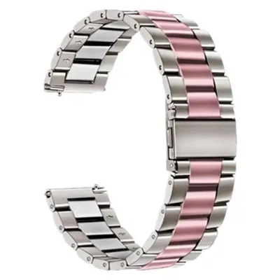 König Design Sport Ersatz Armband für Huawei Watch GT 3 42mm Edelstahl Band Loop Ersatz Neu (Edelstahl)