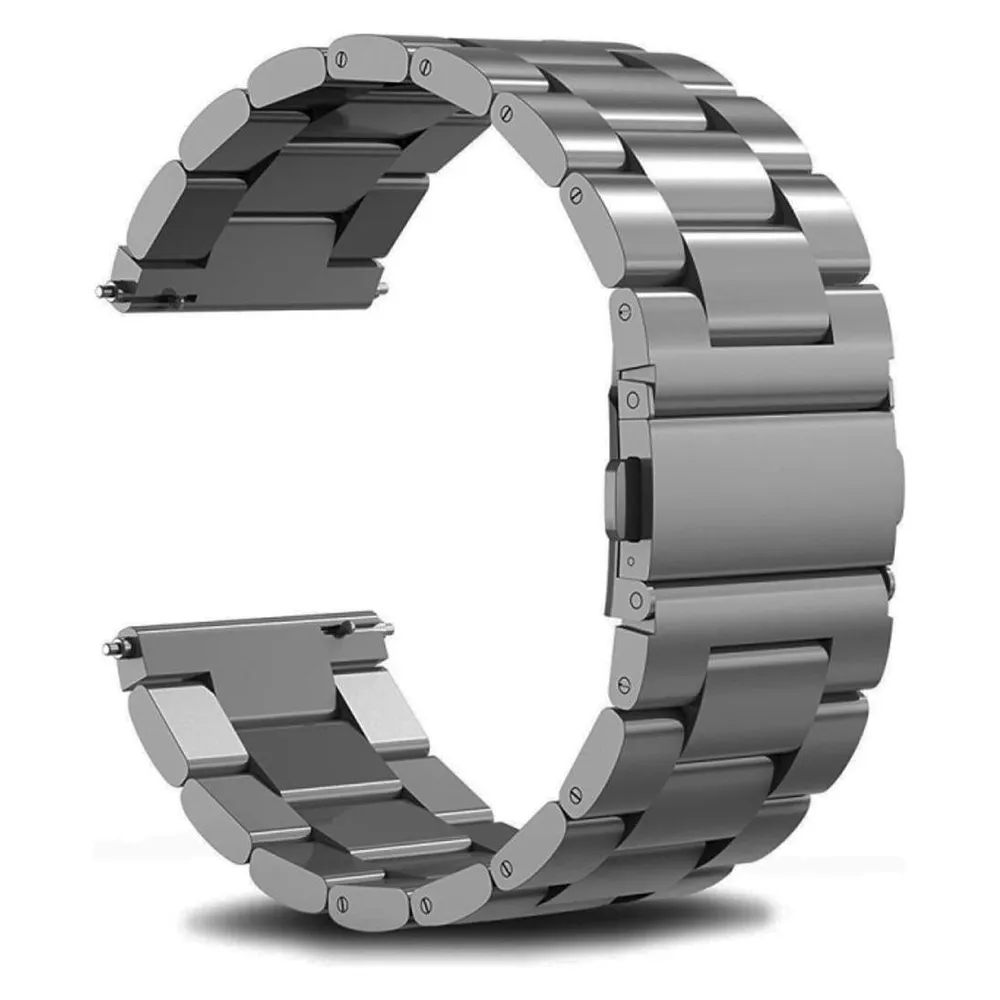 König Design Sport Ersatz Armband für Huawei Watch GT 3 42mm Edelstahl Band Loop Ersatz Neu (Edelstahl)