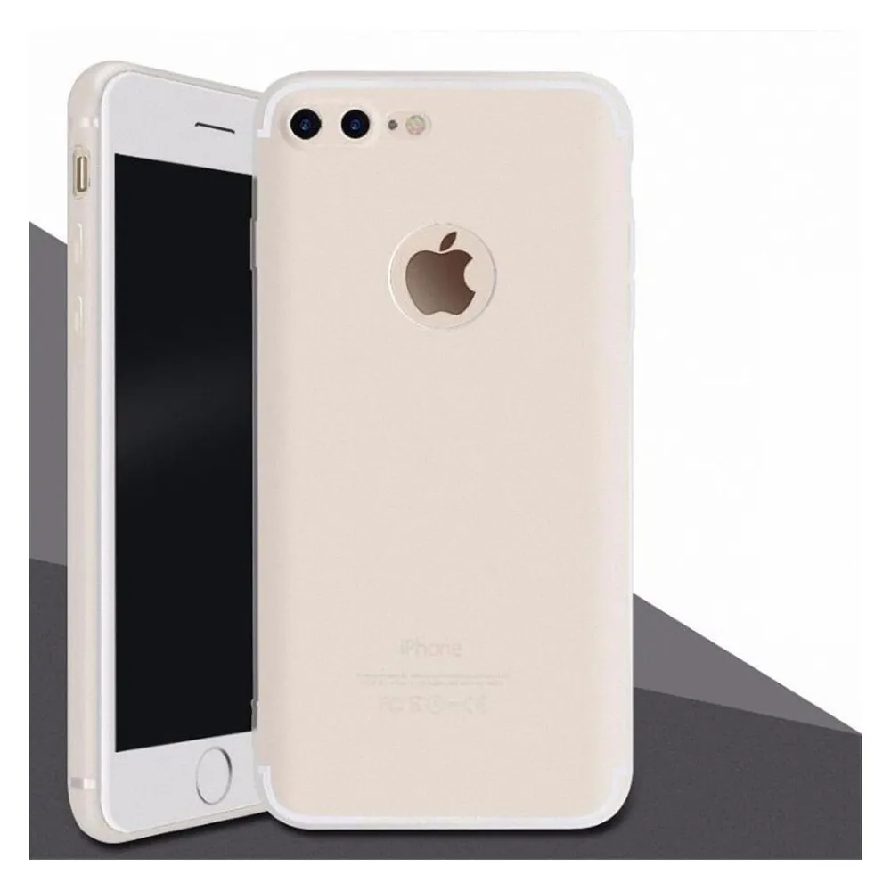 König Design TPU Silikon Case für Handy Apple iPhone 8 Cover Schutz Hülle Bumper Transparent