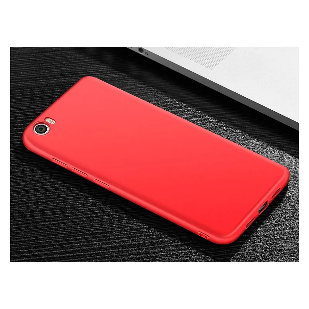 König Design TPU Silikon Case für Handy Xiaomi Mi 5s Plus Cover Bumper Schutz Hülle Rot Neu