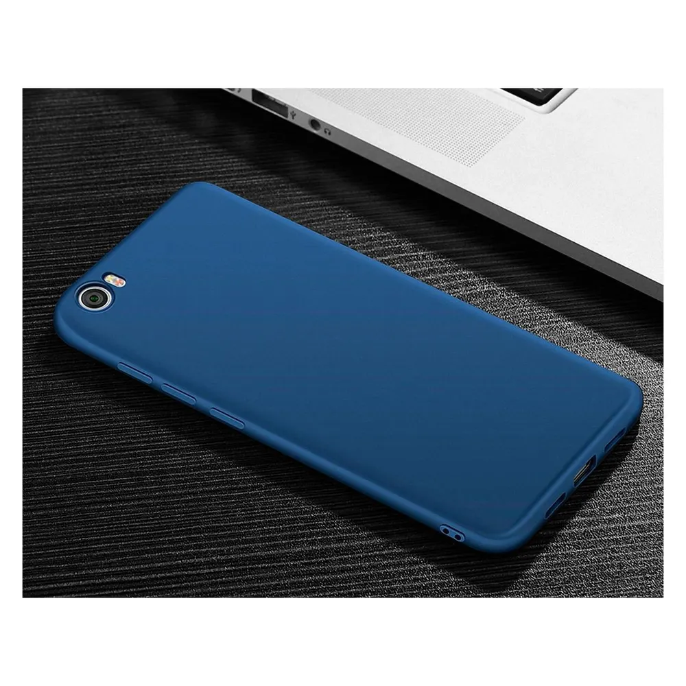 König Design TPU Silikon Case für Handy Huawei P10 Cover Bumper Etuis Schutz Hülle Blau Neu