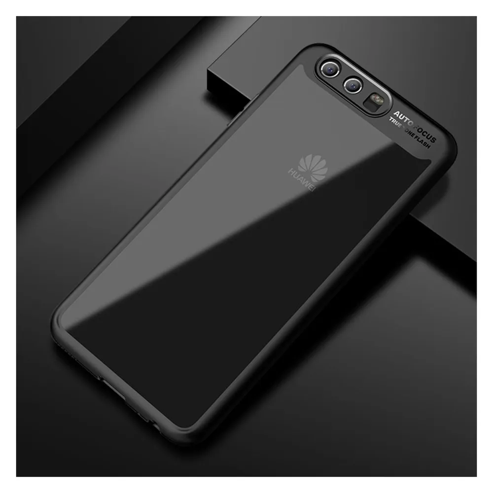 König Design Ultra Slim Case für Huawei P8 Lite 2017 Handyhülle Schutz Cover Bumper Schwarz (Huawei P8 Lite (2017))