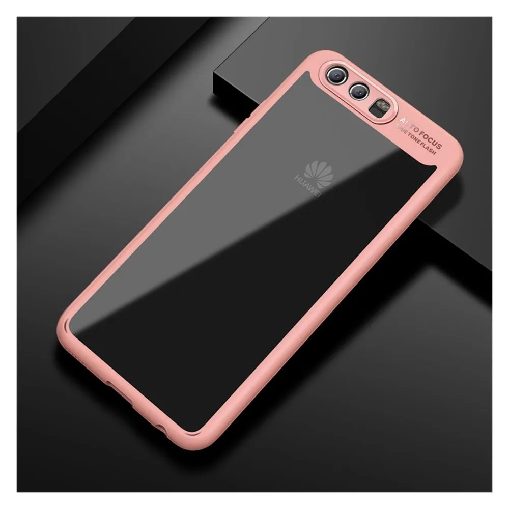 König Design Ultra Slim Case für Huawei P10 Handyhülle Schutz Cover Bumper Etuis Rahmen Rose
