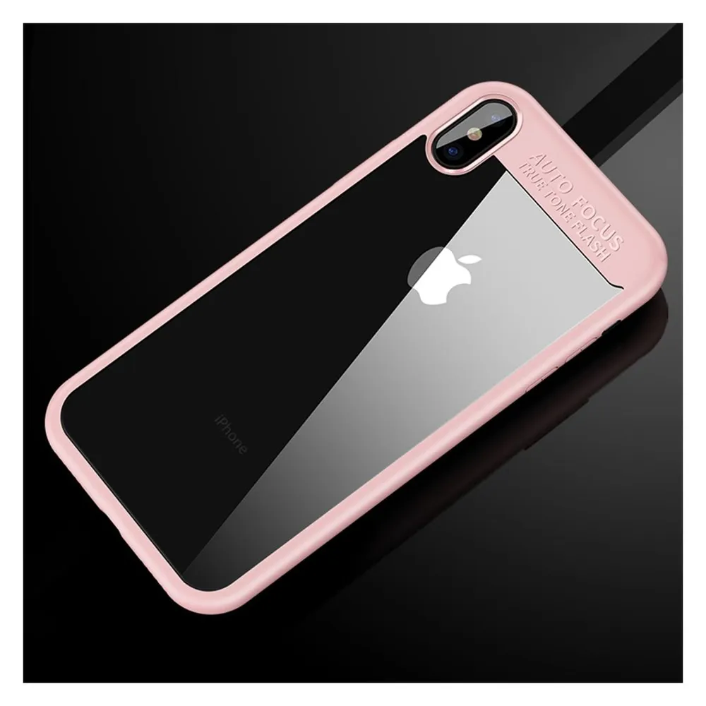 König Design Ultra Slim Case für Apple iPhone XS Handyhülle Schutz Cover Bumper Etuis Rose