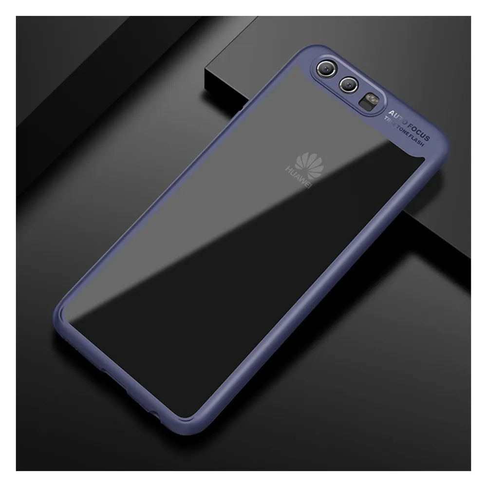 König Design Ultra Slim Case für Huawei P10 Handyhülle Schutz Cover Bumper Etuis Rahmen Blau