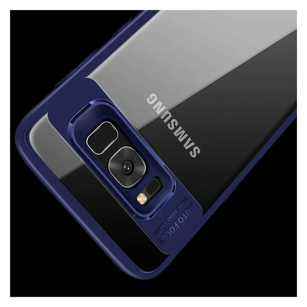 König Design Ultra Slim Case für Samsung Galaxy S9+ Handyhülle Schutz Cover Bumper Etuis Blau