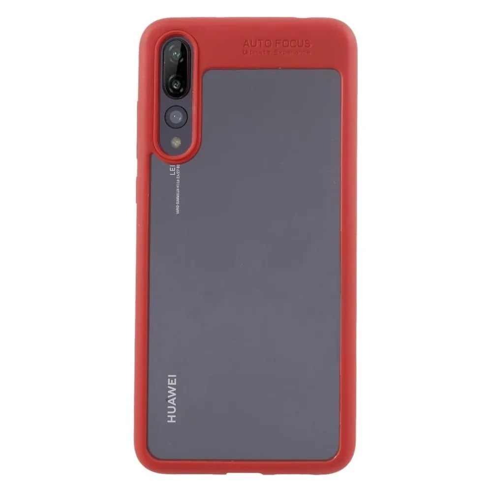 König Design Ultra Slim Case für Huawei P20 Pro Handyhülle Schutz Cover Etui Rot