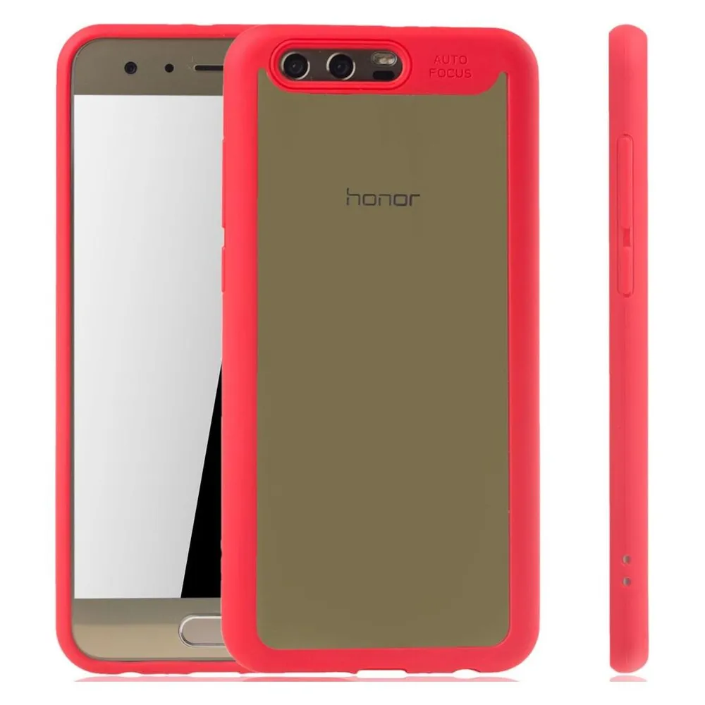 König Design Ultra Slim Case für Huawei Honor 9 Handyhülle Schutz Cover Bumper Etuis Rot Neu